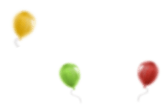 Fundo com balões
