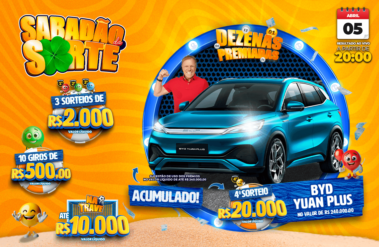 VOCÊ DE CARRO 0KM OU 240 MIL REAIS NA CONTA! 🤑